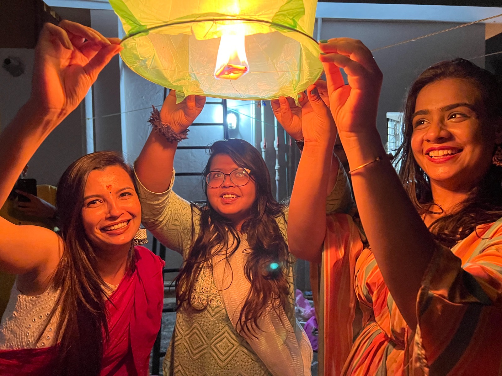 Lanterns Flying