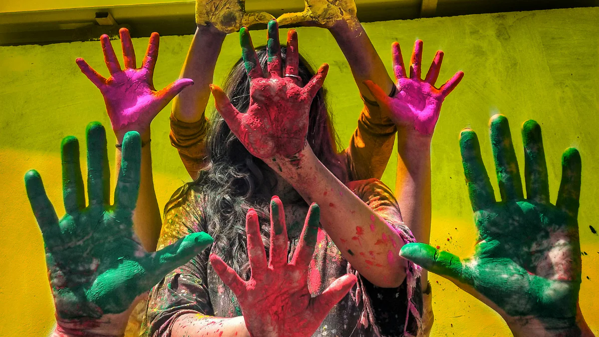 Pre Holi Fest with Khushi and Naikita