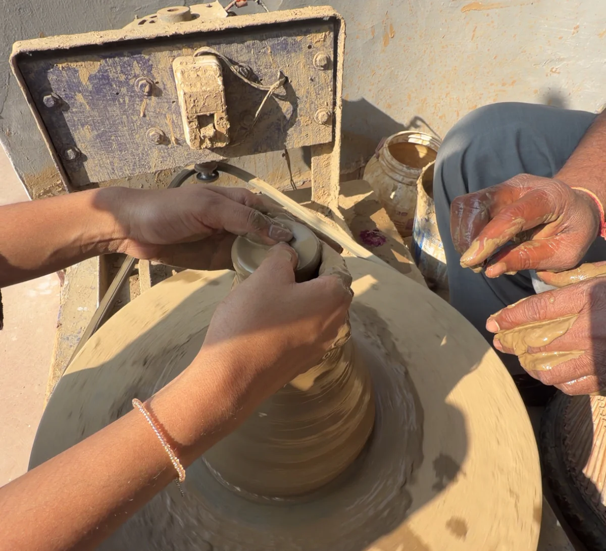 Afternoon: Lunch & Pottery