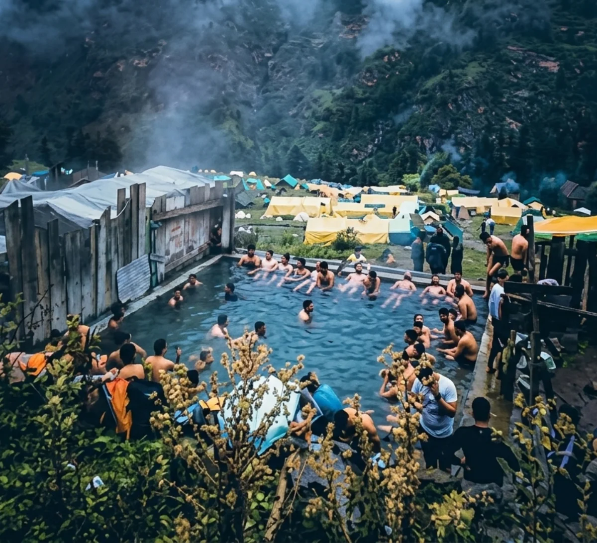 Day 2: Hot Springs & Return Descent