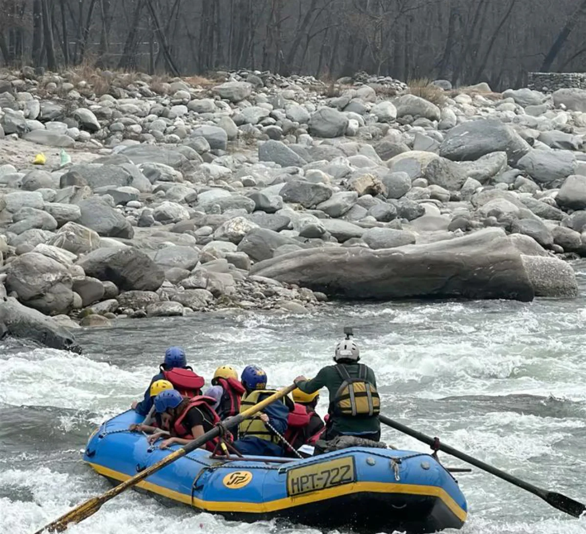 Head for Kullu from Kasol | River Rafting, Swiss camping