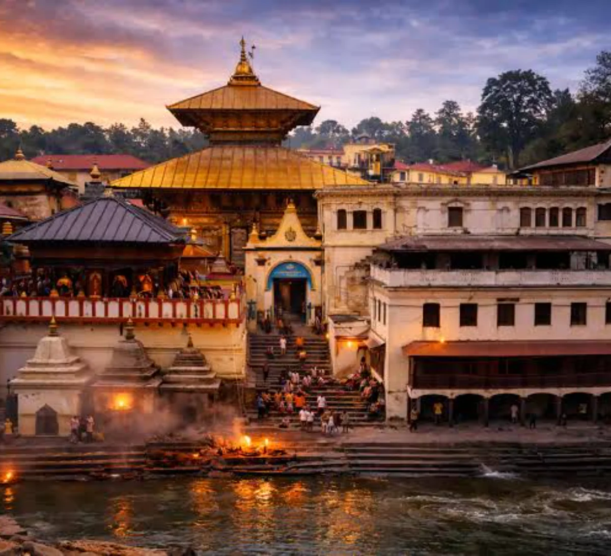 Day 1: Arrival & Pashupatinath Aarati