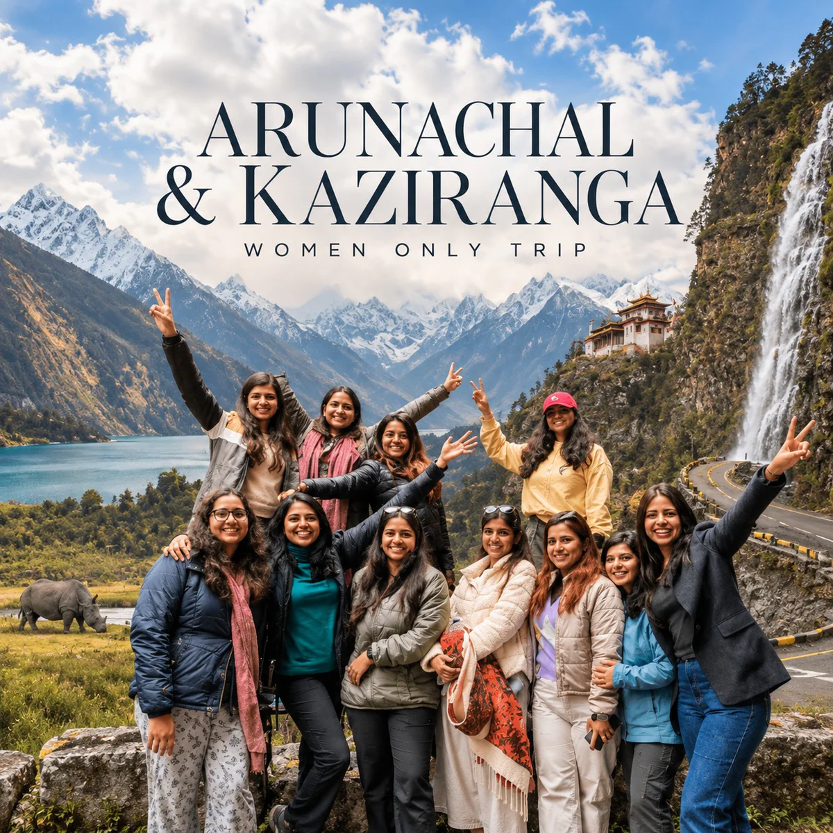 Arunachal and Kaziranga Women's Group Trip