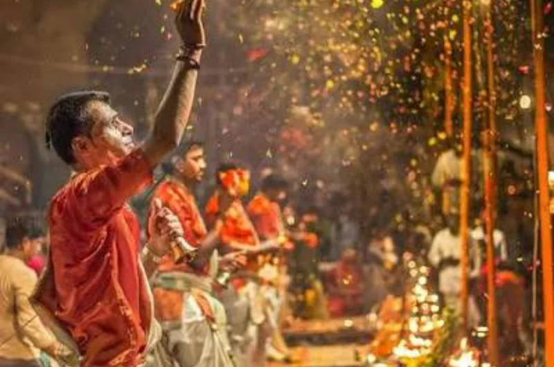 Ganga Aarti At Dashashwamedh Ghat