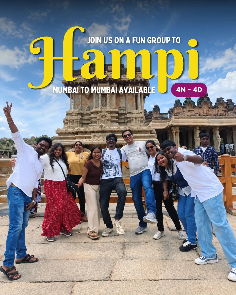 Backpack Trip To Hampi 4D/4N