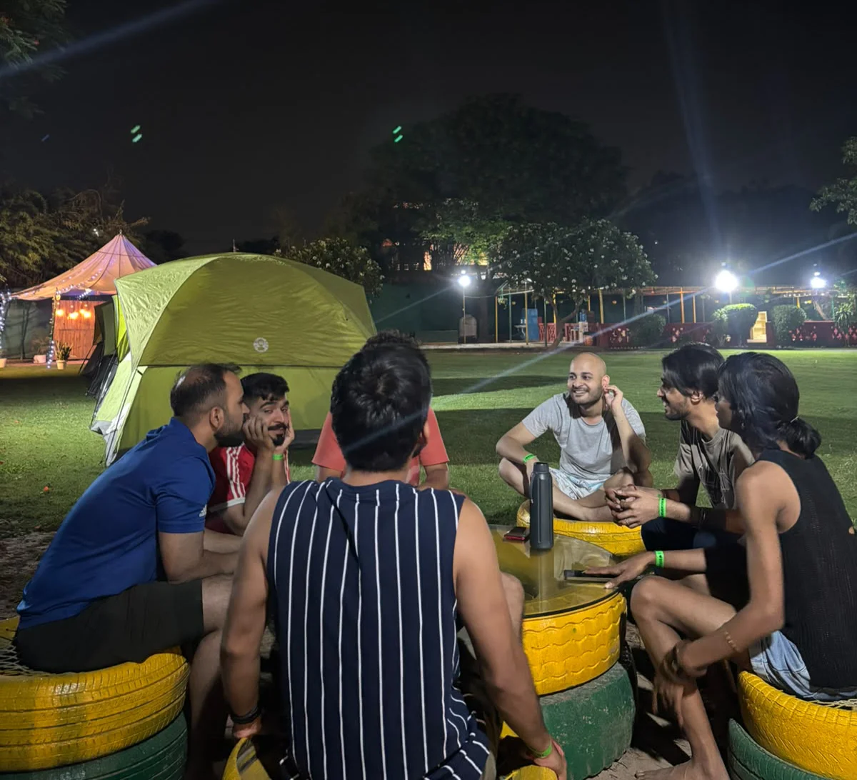 Day 1: Bonfire and overnight camping